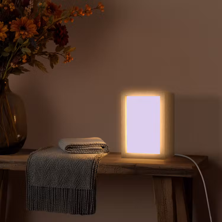 Light - Orchid - Paars Light Box met kabel (Wandlamp) klein 929 -sfeer4