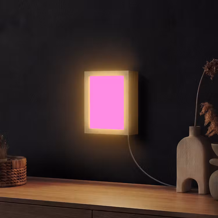 Bright - Orchid - Roze Light Box met kabel (Wandlamp) klein 929 -sfeer1