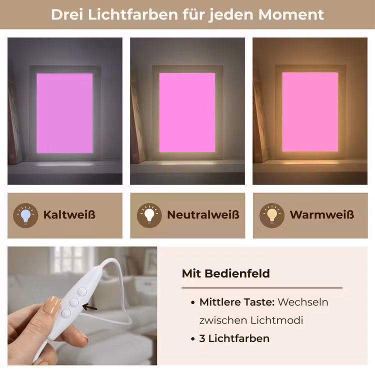 Bright - Orchid - Roze Light Box met kabel (Wandlamp) klein 929 -USP_lichtkleurDE