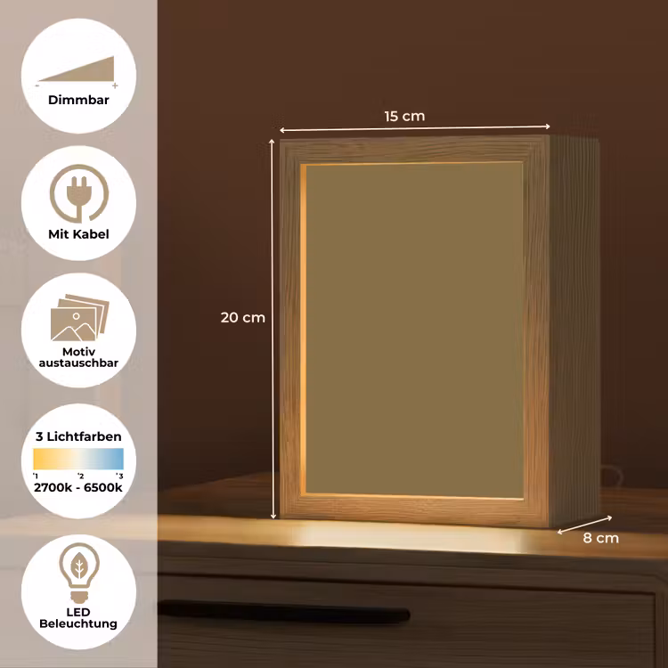Hunter - Groen - Herfst Light Box met kabel (Wandlamp) klein 929 -USP_websiteoverzichtDE