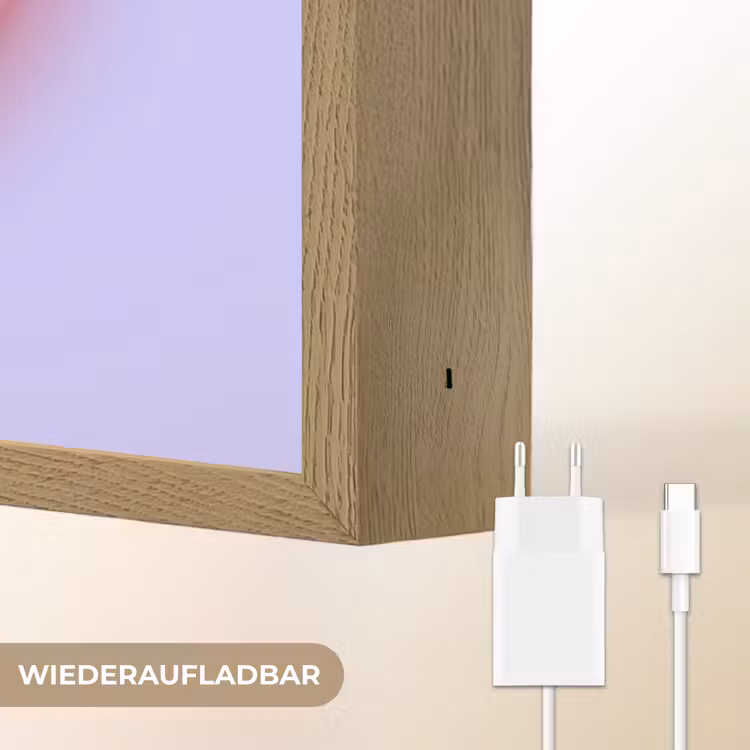 I liked it so it's mine - Neon hart - Paars Light Box met batterij (Wandlamp) middel -USP_websiteoplaadbaarDE