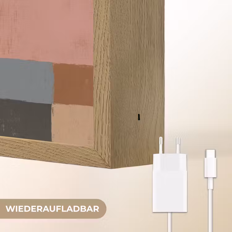 Illustratie - Vogel - Vlakken - Kleurrijk Light Box met batterij (Wandlamp) middel -USP_websiteoplaadbaarDE