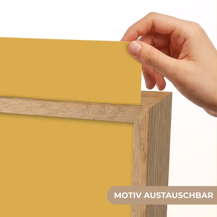 Joyful - Mustard - Geel Light Box met kabel (Wandlamp) klein 929 -USP_websiteprintDE