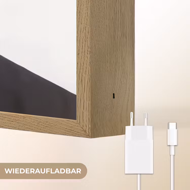 Koffie - Mok - Kan - Therapie Light Box met batterij (Wandlamp) middel -USP_websiteoplaadbaarDE