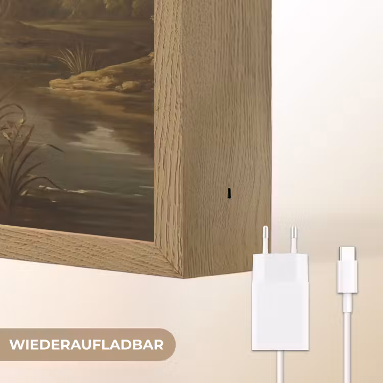 Klassiek - Humor - Roze Light Box met batterij (Wandlamp) middel -USP_websiteoplaadbaarDE