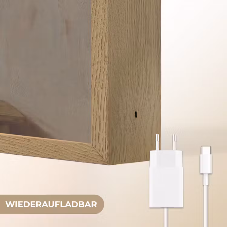 Klassiek - Humor - Kleurrijk Light Box met batterij (Wandlamp) middel -USP_websiteoplaadbaarDE