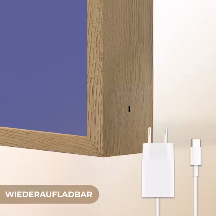 Slow down you're doing fine - Ster - Blauw Light Box met batterij (Wandlamp) middel -USP_websiteoplaadbaarDE