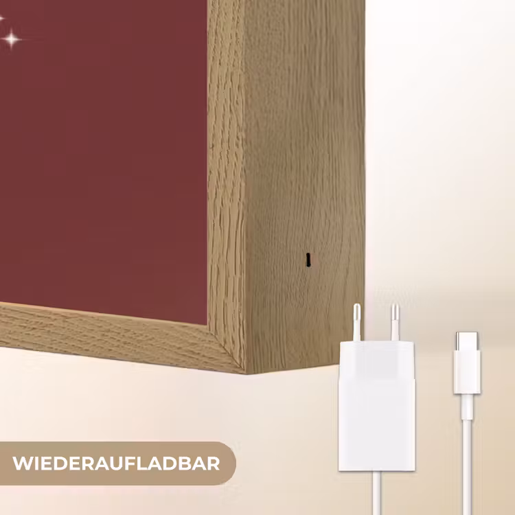 love your damn self - Cirkel - Glitter - Rood Light Box met batterij (Wandlamp) middel -USP_websiteoplaadbaarDE