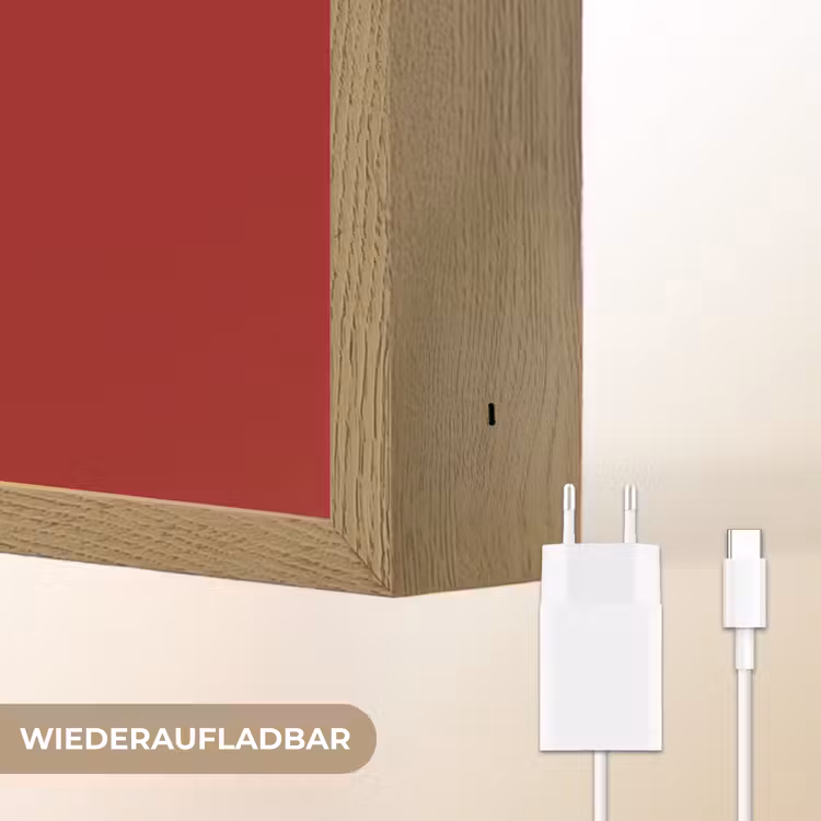 Love - Rood - Blokletters Light Box met batterij (Wandlamp) middel -USP_websiteoplaadbaarDE