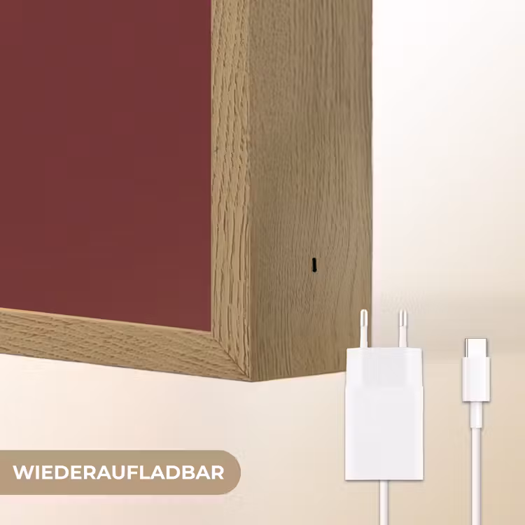 Love your damn self - Kleurrijk - Bordeaux Light Box met batterij (Wandlamp) middel -USP_websiteoplaadbaarDE