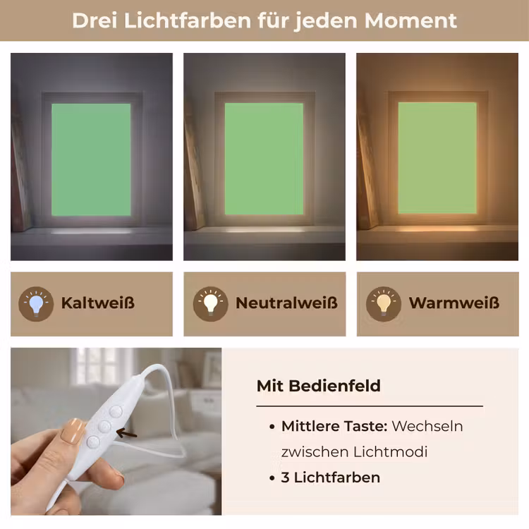 Meadow - Green - Groen Light Box met kabel (Wandlamp) klein 929 -USP_lichtkleurDE