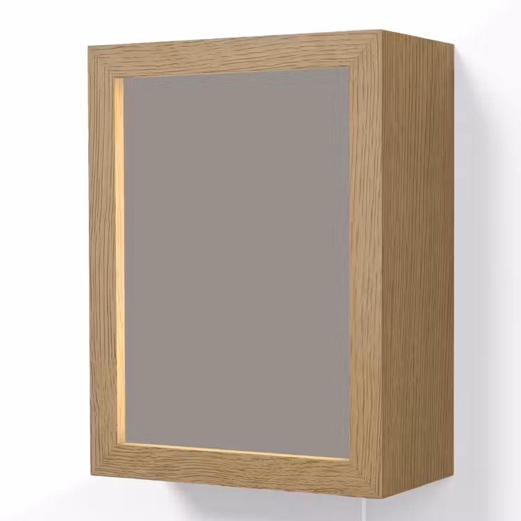 Mineral - Grey - Grijs Light Box met kabel (Wandlamp) klein 929 -3d