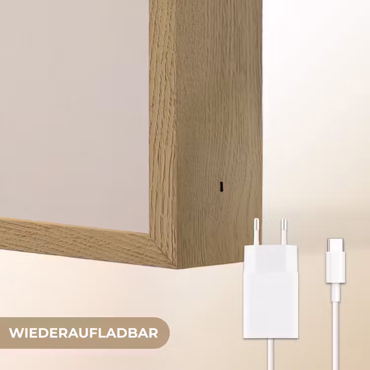Papaverbollen - Droogbloemen - Minimalistisch - Beige - Rustig Light Box met batterij (Wandlamp) middel -USP_websiteoplaadbaarDE