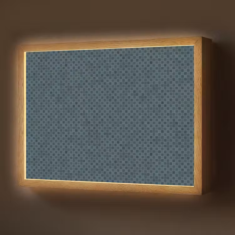 Patroon - Mozaïek - Groen Light Box met batterij (Wandlamp) middel 907 -z3d_website
