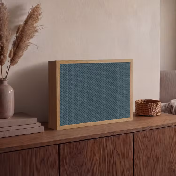 Patroon - Mozaïek - Groen Light Box met batterij (Wandlamp) middel 907 -sfeer2