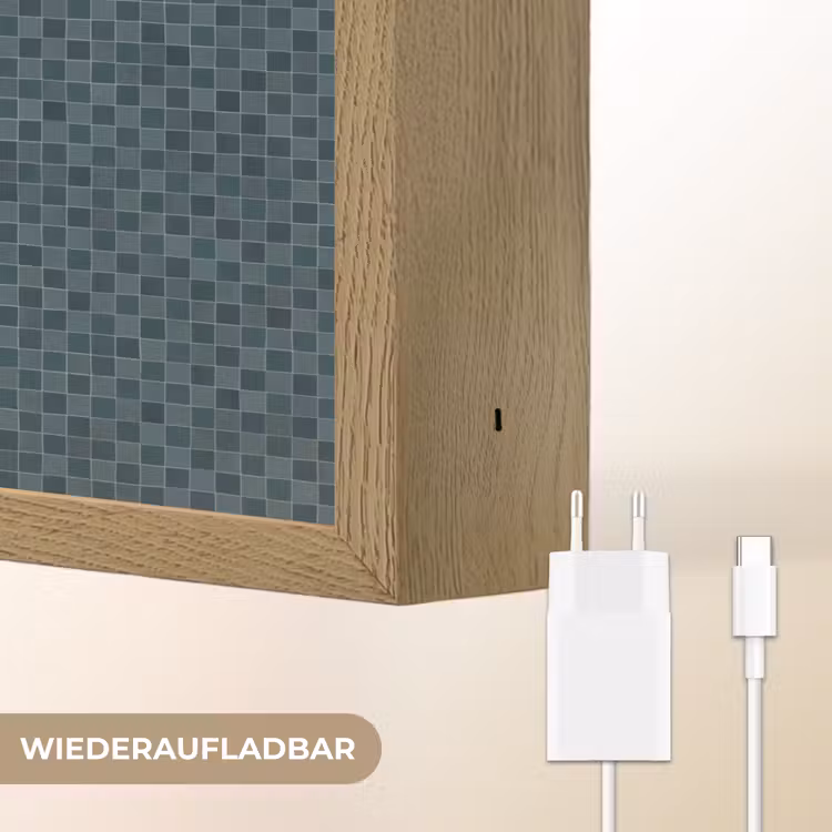 Patroon - Mozaïek - Groen Light Box met batterij (Wandlamp) middel 907 -USP_websiteoplaadbaarDE