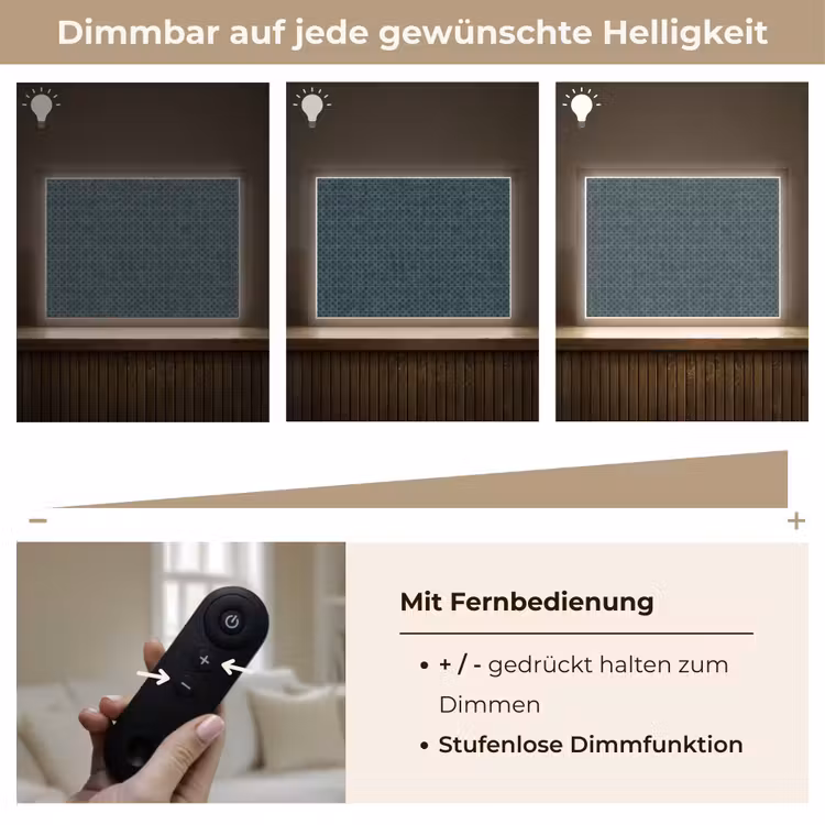 Patroon - Mozaïek - Groen Light Box met batterij (Wandlamp) middel 907 -USP_dimbaarDE