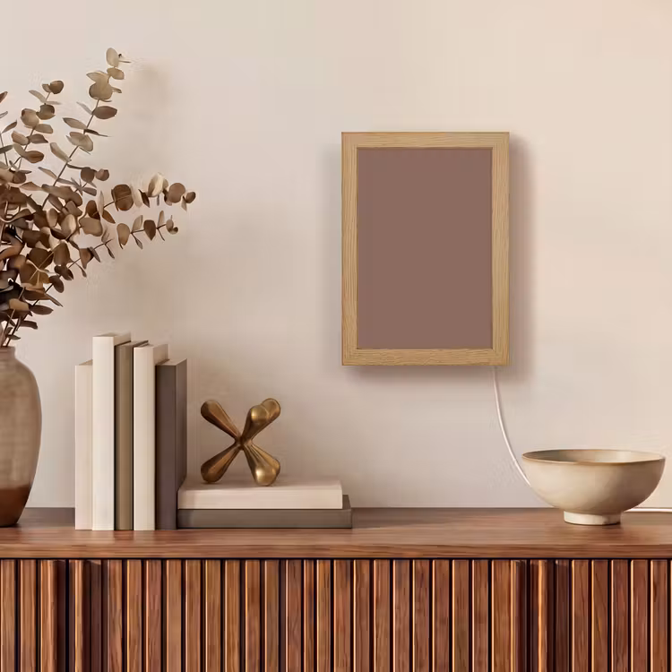 Muted - Chestnut - Bruin Light Box met kabel (Wandlamp) klein 929 -sfeer2