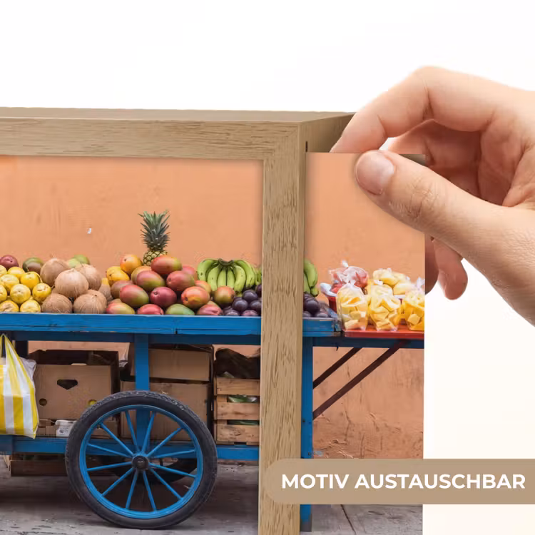 Lightbox - Wandleuchte - Obst – Kar – Straße - Fruit - Kar - Straat Light Box met kabel (Wandlamp) klein