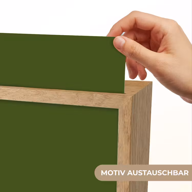 Olive - Drab - Groen Light Box met kabel (Wandlamp) klein 929 -USP_websiteprintDE