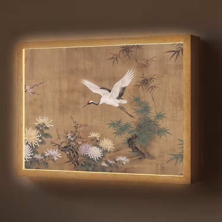 Oosters - Elegant - Kleurrijk Light Box met batterij (Wandlamp) middel -z3d_website
