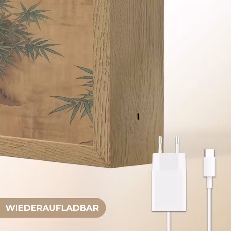 Oosters - Elegant - Kleurrijk Light Box met batterij (Wandlamp) middel -USP_websiteoplaadbaarDE