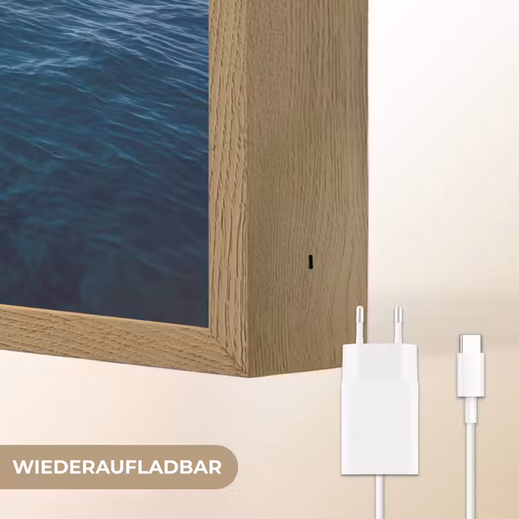 Oceaan - Zwemband - Horizon Light Box met batterij (Wandlamp) middel -USP_websiteoplaadbaarDE