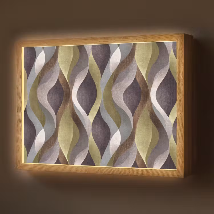 Retro - Banen - Kleurrijk Light Box met batterij (Wandlamp) middel 907 -z3d_website