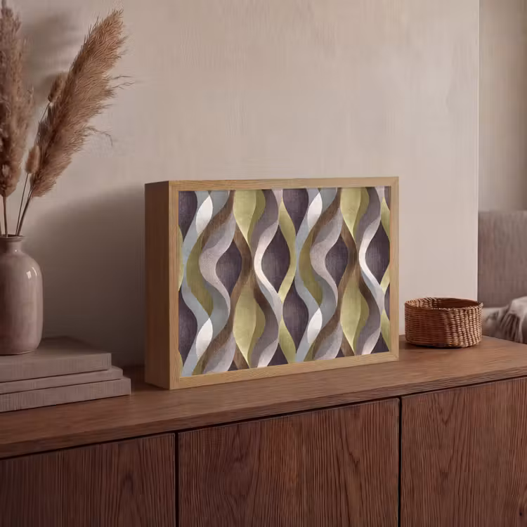 Retro - Banen - Kleurrijk Light Box met batterij (Wandlamp) middel 907 -sfeer2