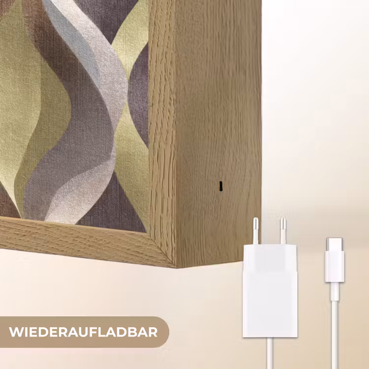Retro - Banen - Kleurrijk Light Box met batterij (Wandlamp) middel 907 -USP_websiteoplaadbaarDE