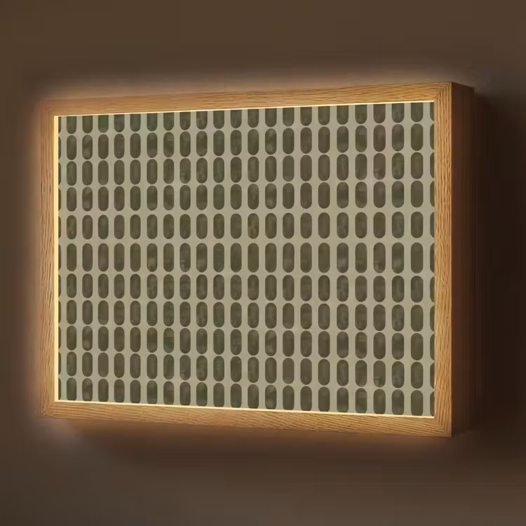 Ritmisch - Effect - Groen Light Box met batterij (Wandlamp) middel 907 -z3d_website