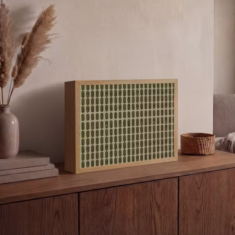 Ritmisch - Effect - Groen Light Box met batterij (Wandlamp) middel 907 -sfeer2