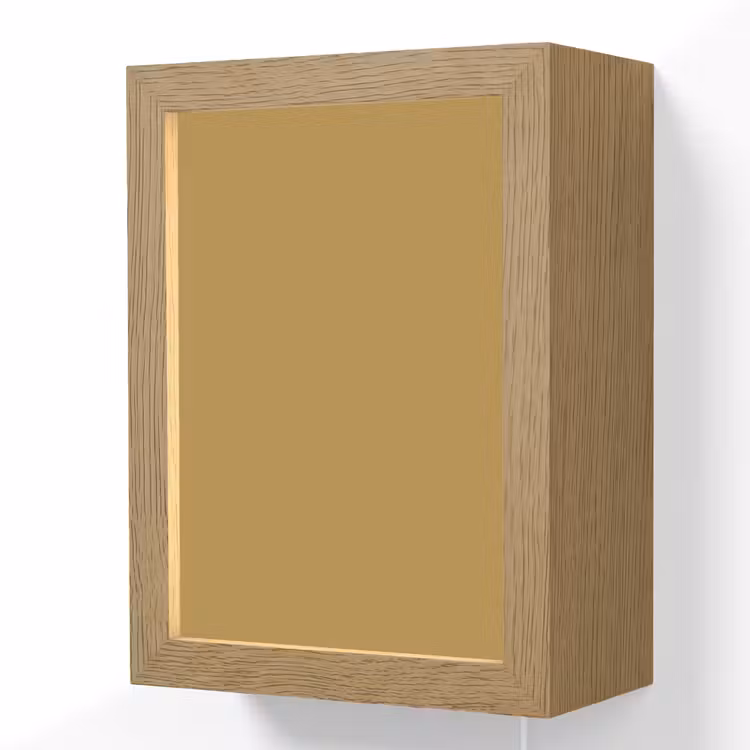 Rhythmic - Ochre - Geel Light Box met kabel (Wandlamp) klein 929 -3d