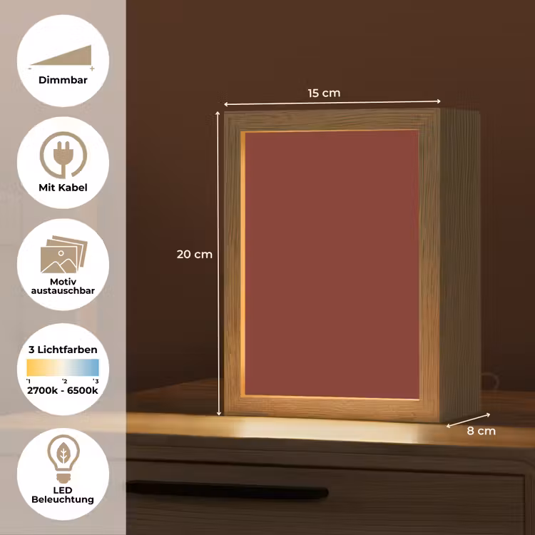 Rustic - Terracotta - Rood Light Box met kabel (Wandlamp) klein 929 -USP_websiteoverzichtDE