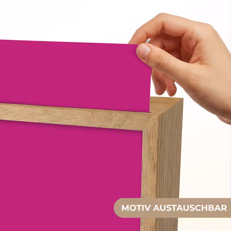 Velvet - Magenta - Roze Light Box met kabel (Wandlamp) klein 929 -USP_websiteprintDE