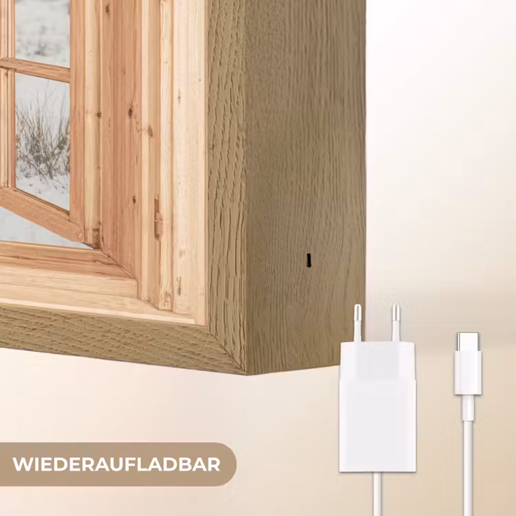 Schotse Hooglander - Landschap - Landelijk - Bergen - Winter - Doorkijk Light Box met batterij (Wandlamp) middel -USP_websiteoplaadbaarDE