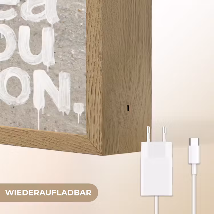 Sea you soon - Zeester - Zee Light Box met batterij (Wandlamp) middel -USP_websiteoplaadbaarDE
