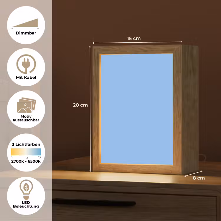 Sky - Glow - Blauw Light Box met kabel (Wandlamp) klein 929 -USP_websiteoverzichtDE