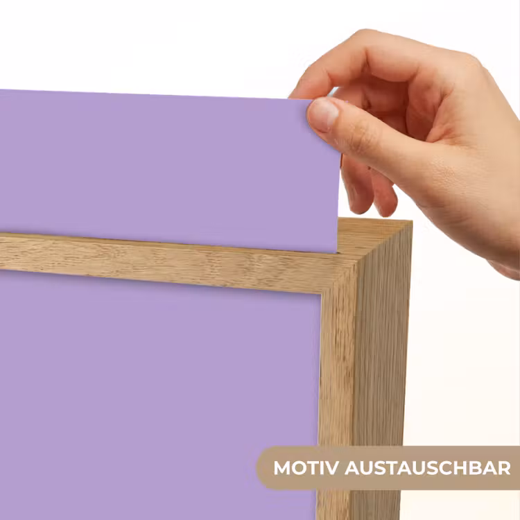 Soft - Lavender - Paars Light Box met kabel (Wandlamp) klein 929 -USP_websiteprintDE
