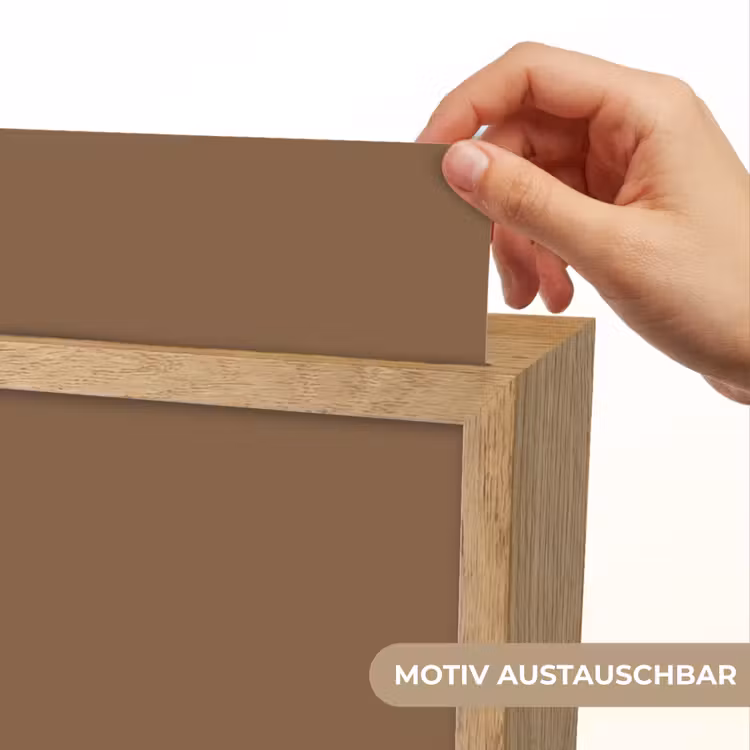 Soft - Walnut - Bruin Light Box met kabel (Wandlamp) klein 929 -USP_websiteprintDE