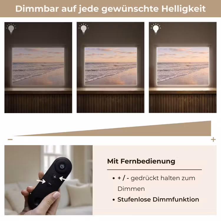 Strand - Branding - Wolken Light Box met batterij (Wandlamp) middel -USP_dimbaarDE