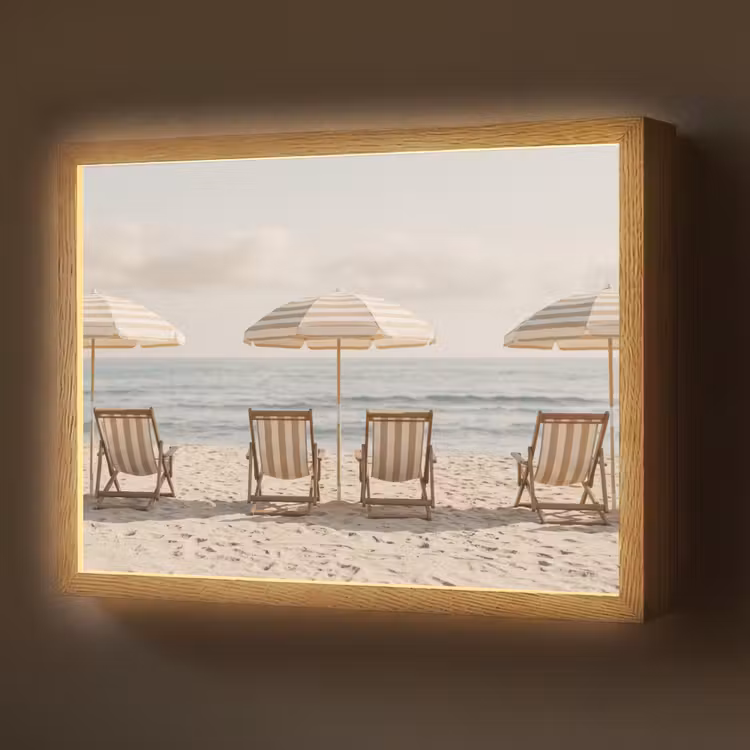 Strand - Stoelen - Parasol Light Box met batterij (Wandlamp) middel -z3d_website