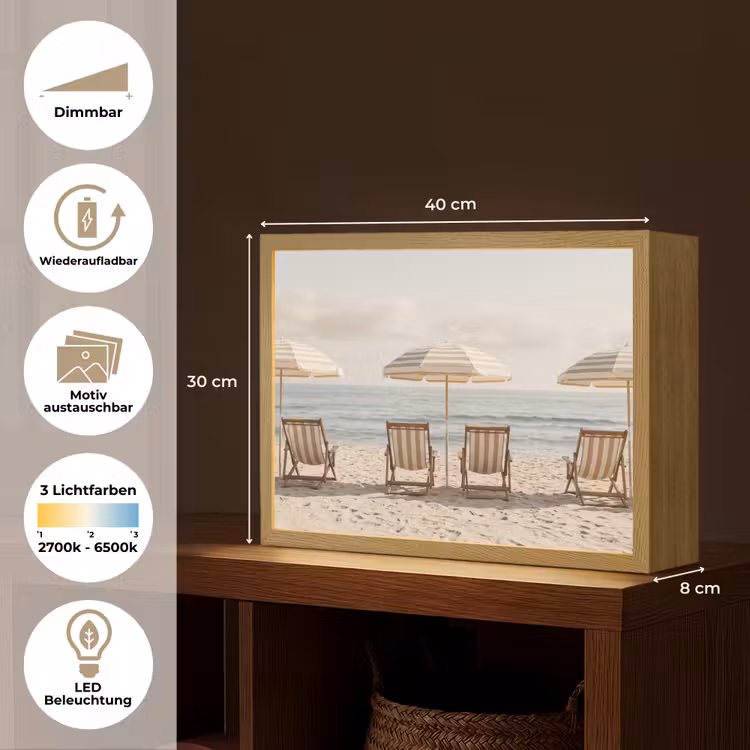 Strand - Stoelen - Parasol Light Box met batterij (Wandlamp) middel -USP_websiteoverzichtDE