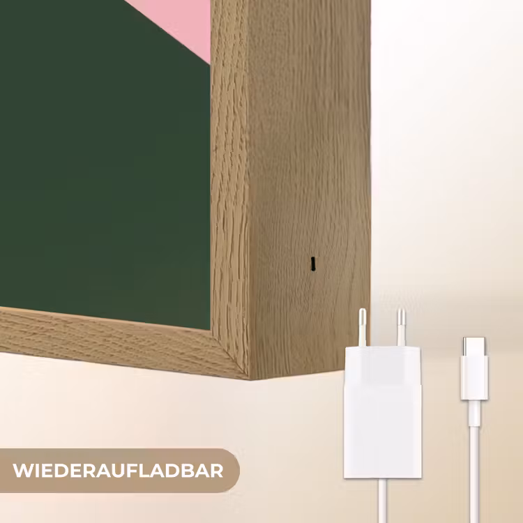 Tekst - Grafisch - Groen - Schaduw Light Box met batterij (Wandlamp) middel -USP_websiteoplaadbaarDE