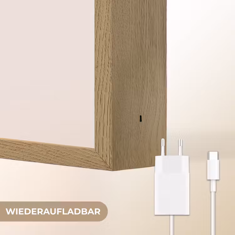 Tekst - Boodschap - Roze Light Box met batterij (Wandlamp) middel -USP_websiteoplaadbaarDE