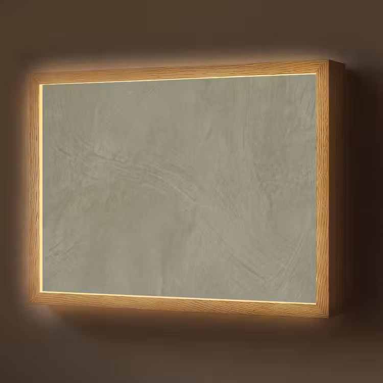 Textuur - Betonlook - Achtergrond - Modern - Groen Light Box met batterij (Wandlamp) middel -z3d_website