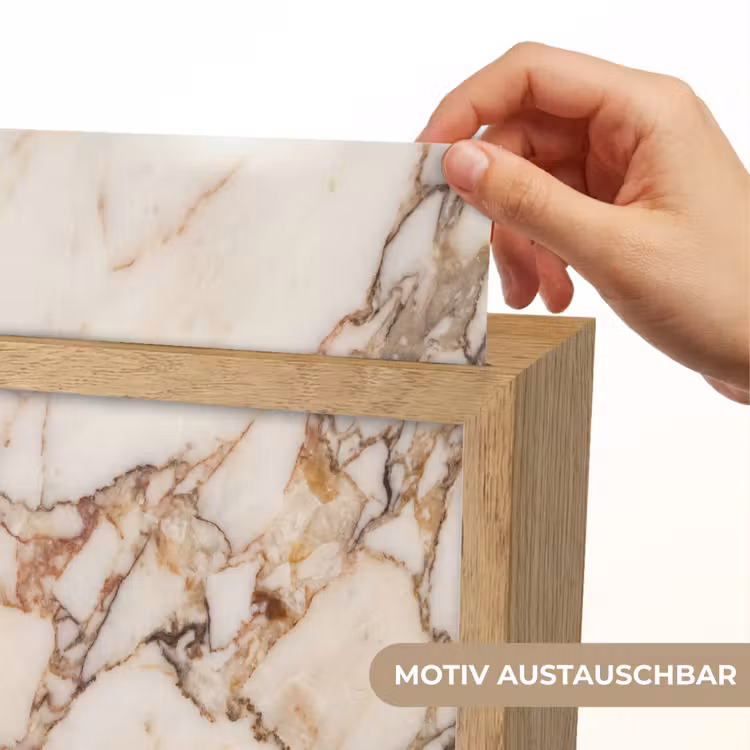 Textuur - Gesteente - Aderen - Abstract - Wit Light Box met kabel (Wandlamp) klein -USP_websiteprintDE