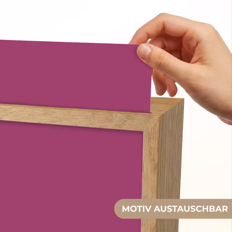 Deep - Magenta - Paars Light Box met kabel (Wandlamp) klein 929 -USP_websiteprintDE