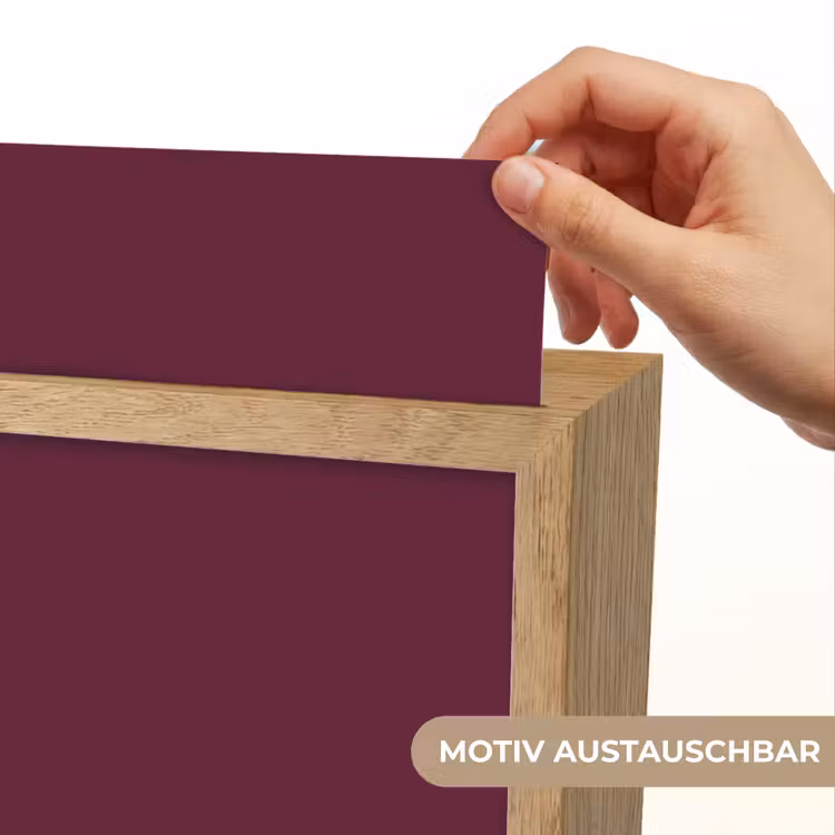Deep - Plum - Paars Light Box met kabel (Wandlamp) klein 929 -USP_websiteprintDE