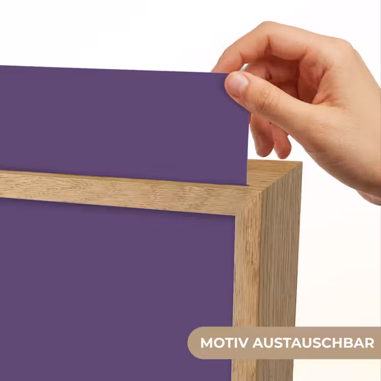 Deep - Plum - Paars Light Box met kabel (Wandlamp) klein 929 -USP_websiteprintDE